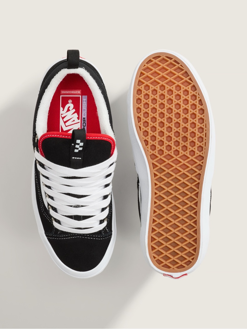 Vans Mens Skate Old Skool 36+ Black/White - Picture 4 of 10
